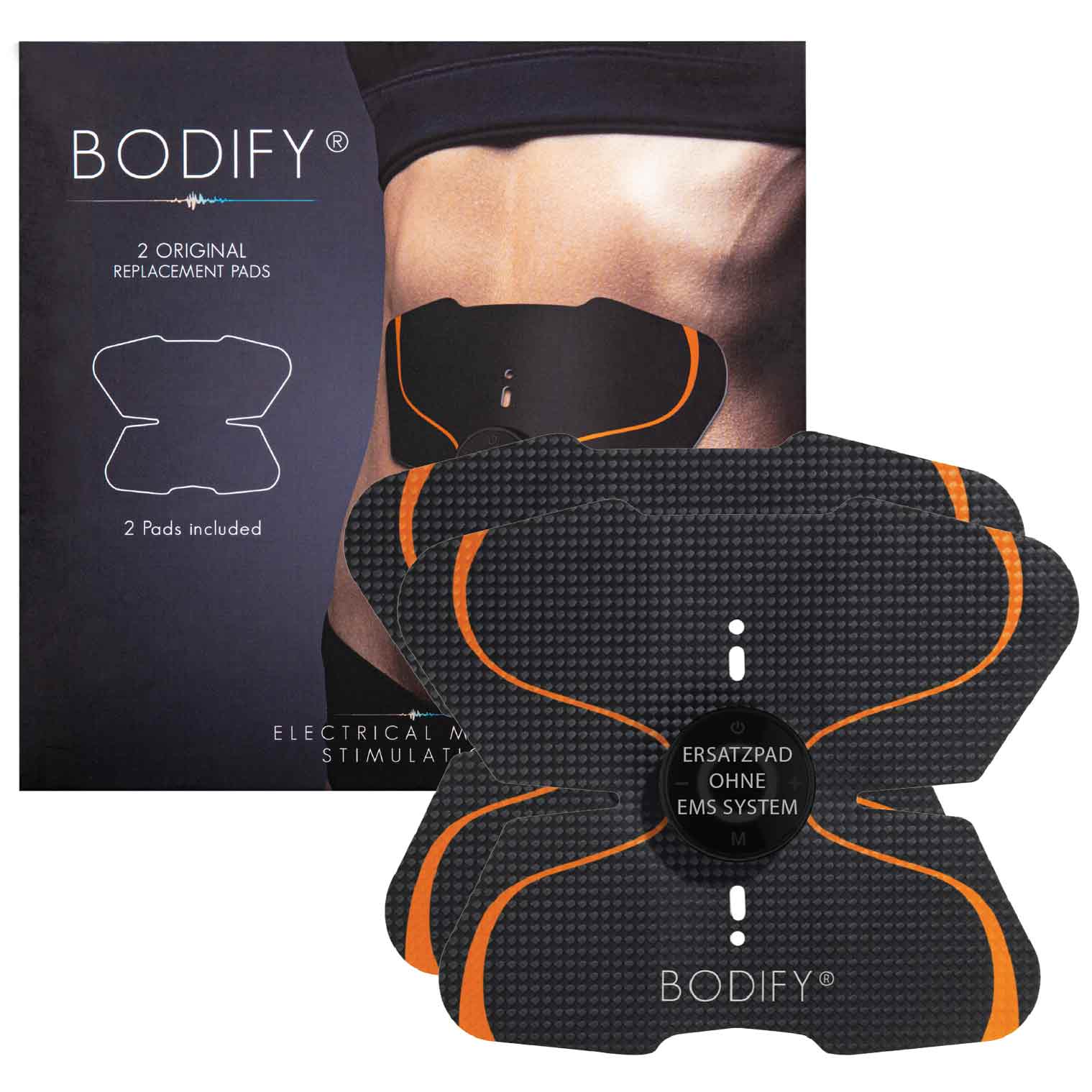 Bodify® Ersatzpads - Bauchtrainer (Ohne Controller)