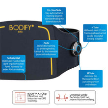 Carica l&#39;immagine nel visualizzatore di Gallery, Bodify® EMS Back Trainer Pro
